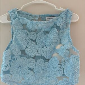 Peppermayo Fiorella Blue Floral Sheer Set